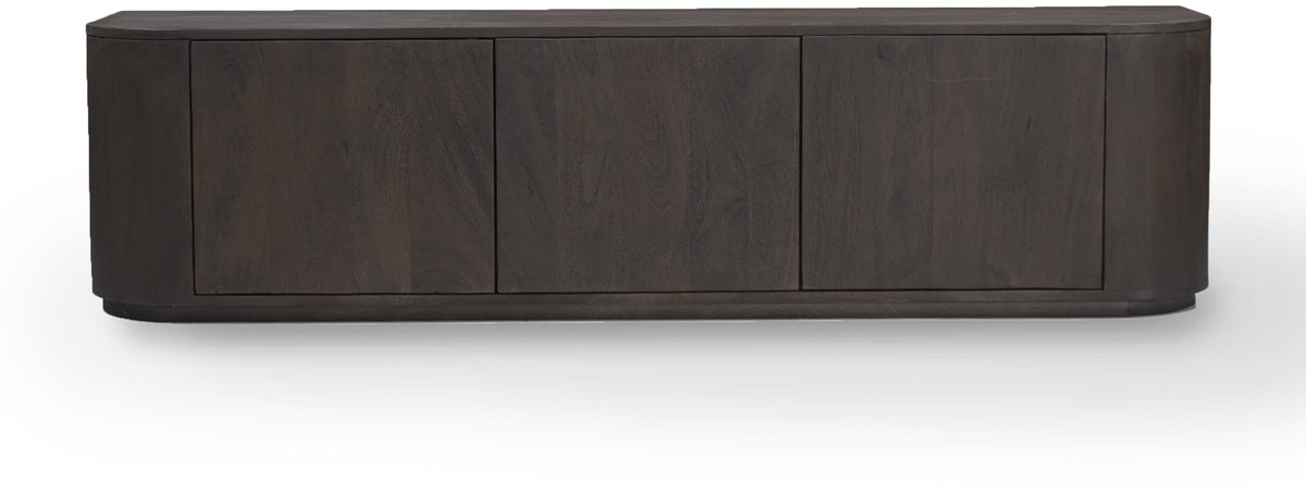 TV-meubel Foster - Donkerbruin Mangohout - Modern & Sfeervol