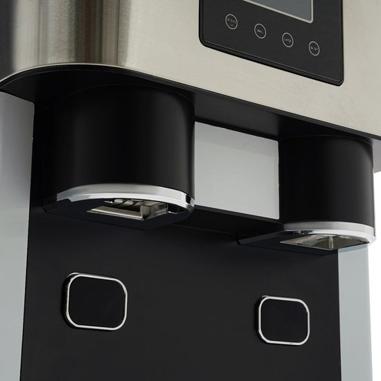Emvae Ijsblokjesmachine - IJsmachine - Ijsmaker - Ijsblokjesmaker - 3-in-1 - Gemalen IJs en Koud Water - RVS/ABS - Zwart - 34x45,5x45,5 cm — afbeelding 2
