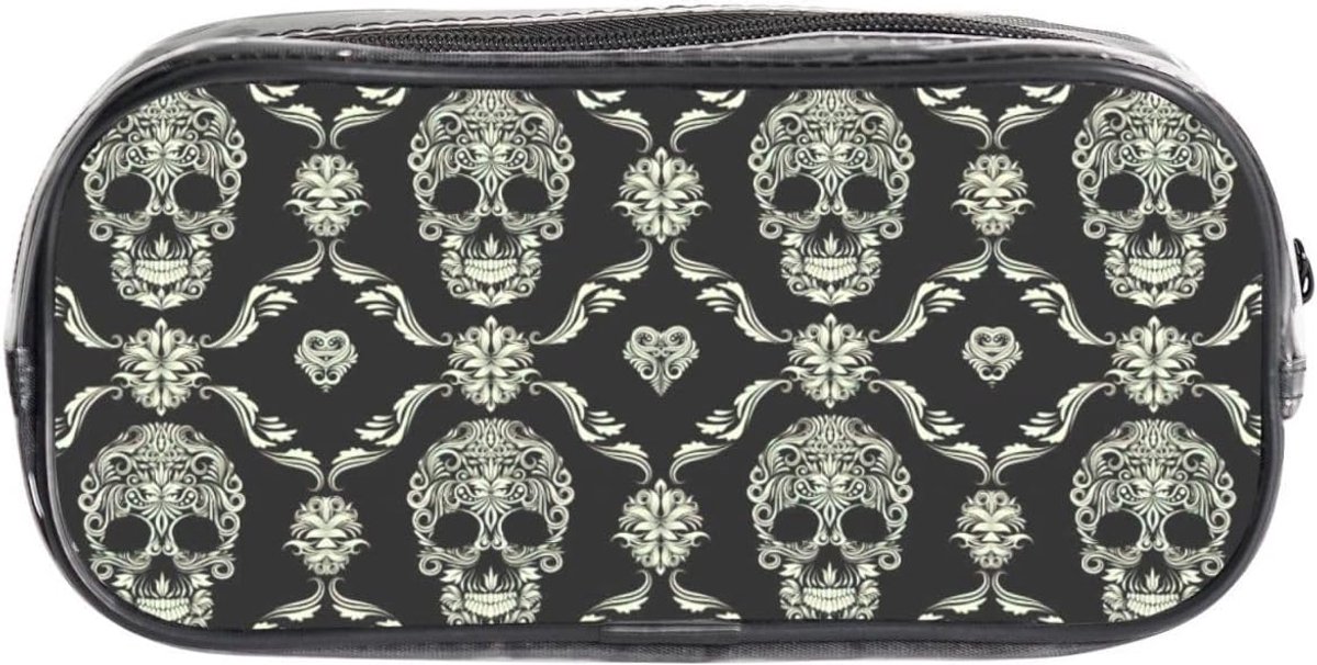 Doorzichtig Etui - Pennenhouder Opbergtas - School Werk Reizen - Grote Capaciteit - 22 cm - Transparant