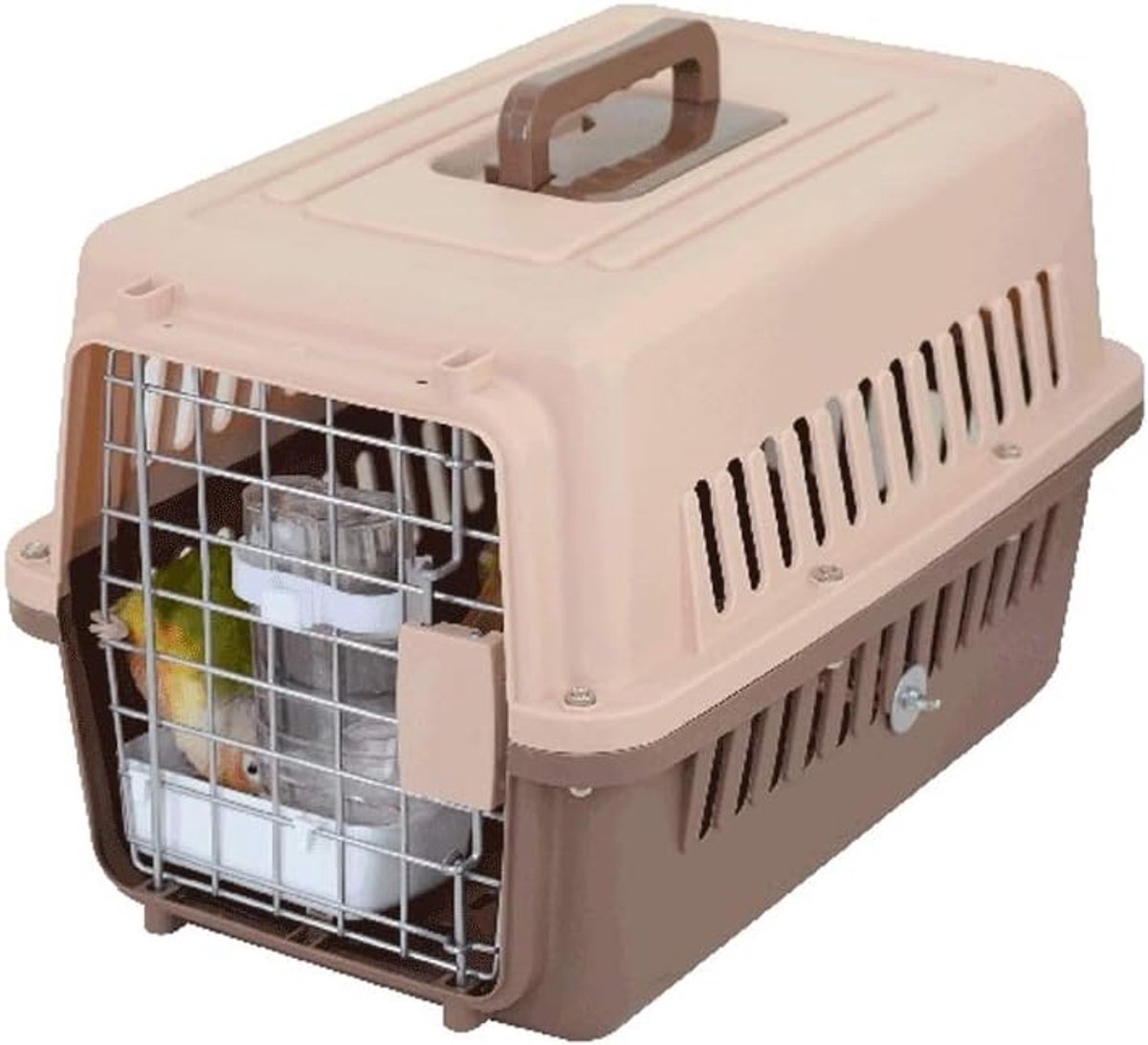 Draagbare Vogelkooi - Vogeltransport Kooi Villa - Vogels Vervieren - Grote Ademende Ventilatie - 32 x 32 x 48 cm
