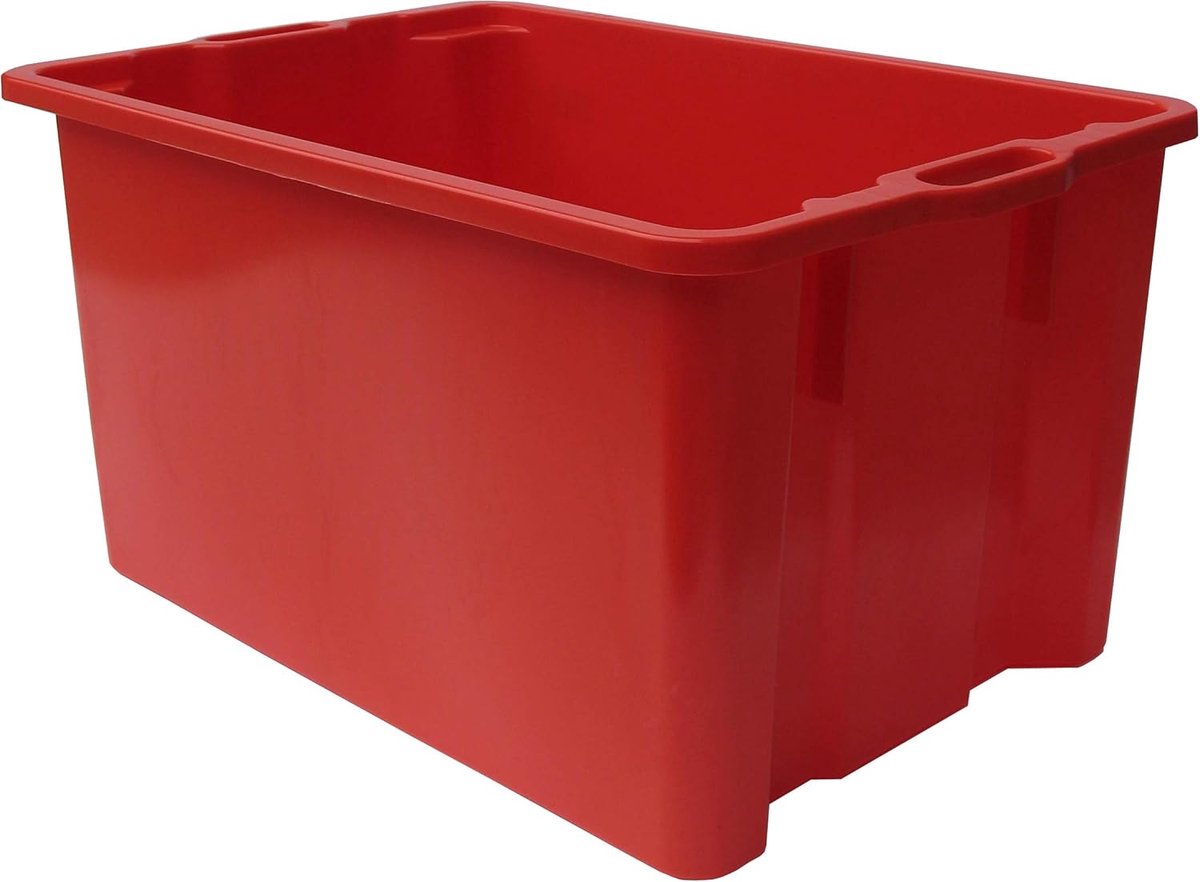 Brievenbus - Postbak Buitenpost - Post Ontvangen - Overklapbaar - 65 liter - Rood