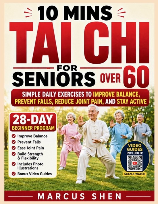 10 Minutes Tai Chi for Seniors Over 60 - cover