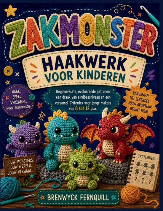 Zakmonster Haakwerk Voor Kinderen - cover