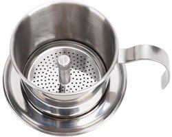 Koffiezetapparaat - Koffiefilter Druppel - Verse Koffie Zetten - Roestvrij Staal - 200 ml - Zilver