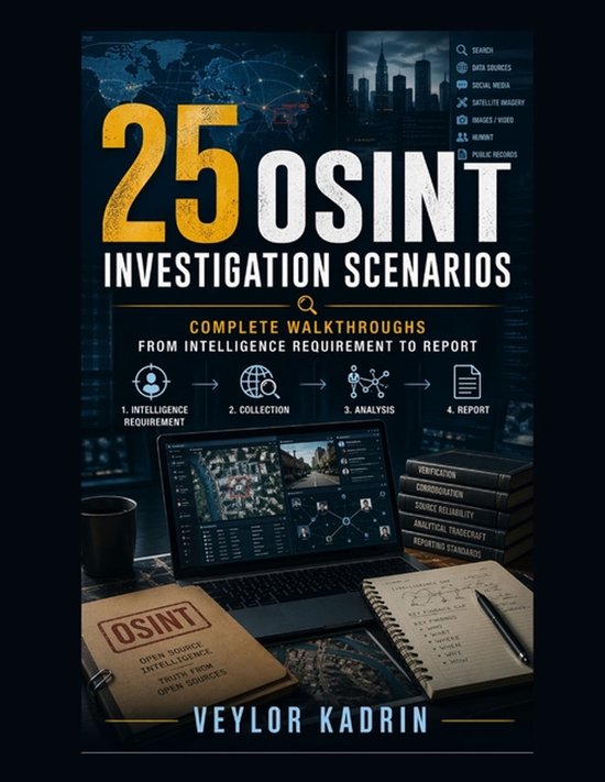 25 OSINT Investigation Scenarios - cover