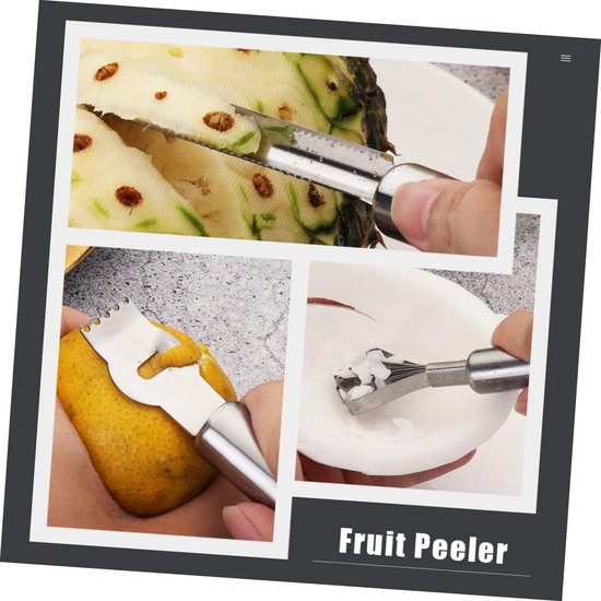Citrusrasp Set - Keukenrasp - Zest Maken - Roestvrij Staal - 3 Delig - Zilverkleurig — afbeelding 3