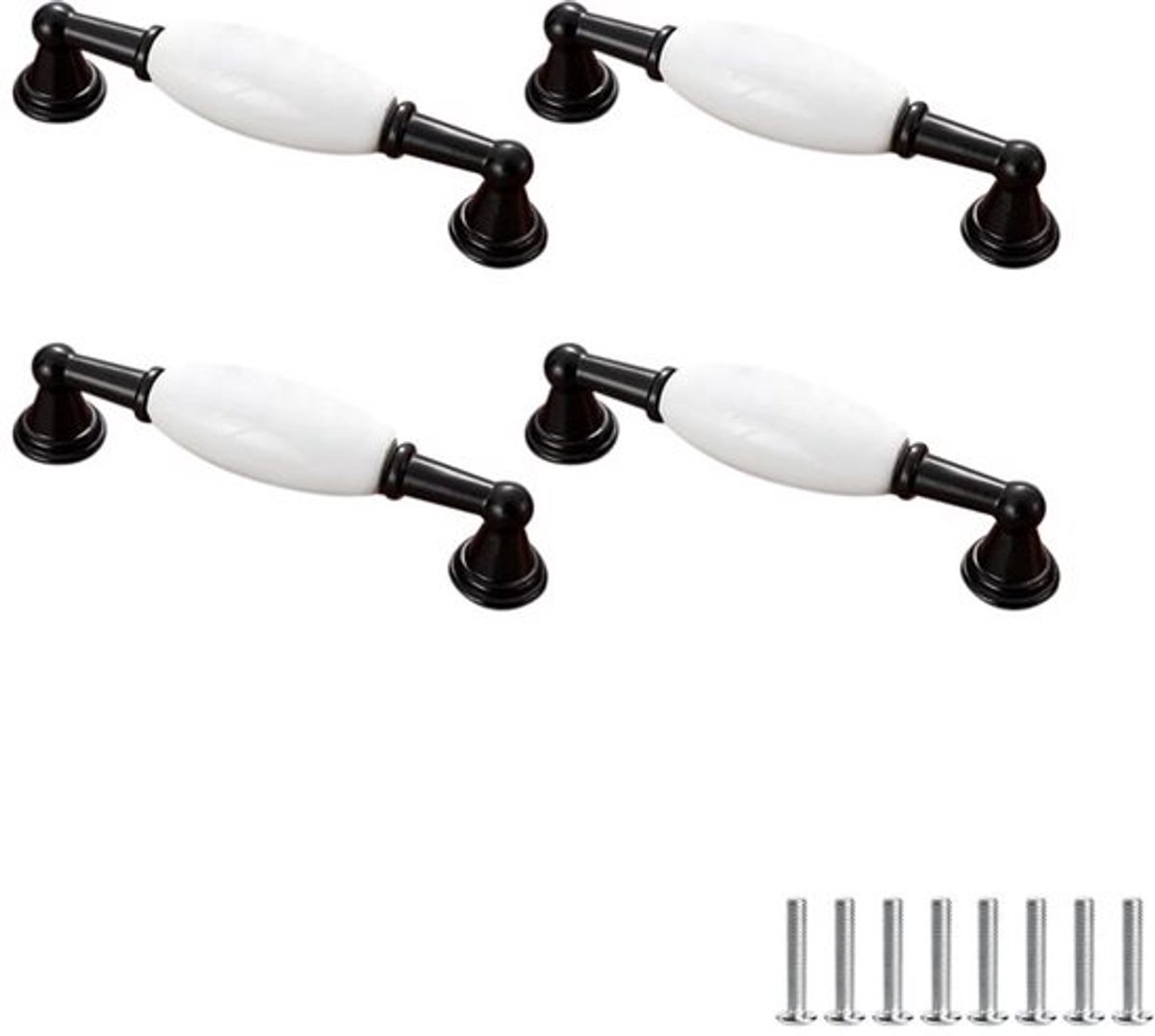 Solidchoice - Dailygoody - Antieke Keramische Kast Handgrepen - 4 Stuks