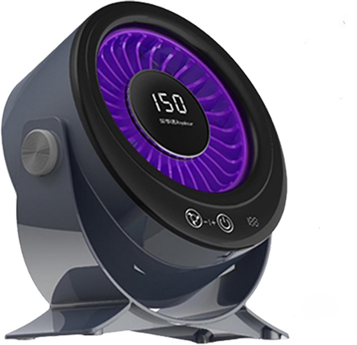 Airco - Mobiele airco - ventilator - fan - aircooler - airco zonder afvoerslang - airconditioning - 150 snelheden - voor slaapkamer, eetkamer, studentenkamer, computerbureau, studenten - zwart