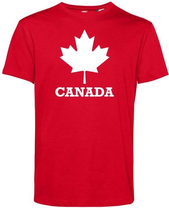 T-shirt Canada | Canada shirt | Rood | maat 4XL