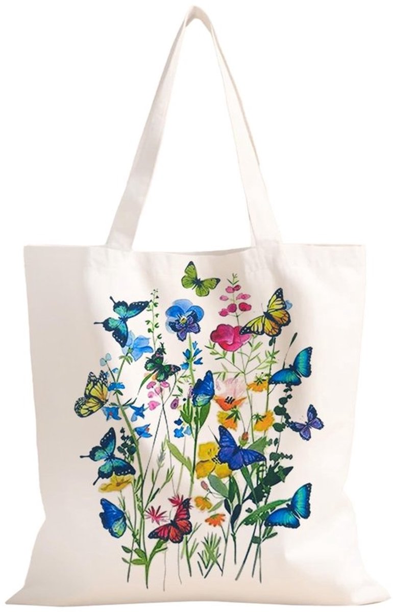 IMstore - Jute Bag - Vouwbare Tas - 40 x 35 cm - Handige Shopper - Duurzaam en