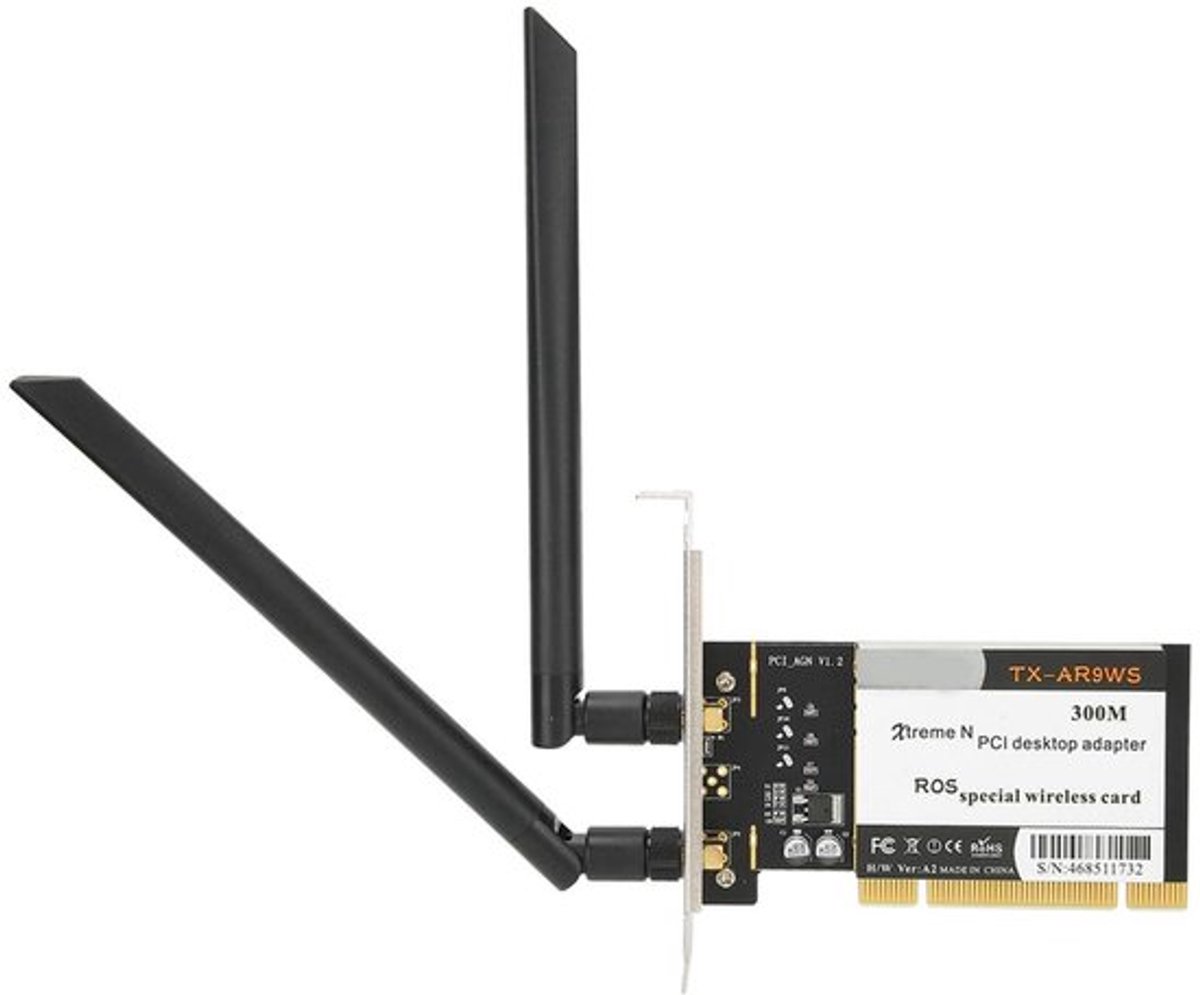 VT Goods - Tx-ar9ws Ar9220 PCIe wifi-kaart - 300 Mbps draadloze wifi-adapter