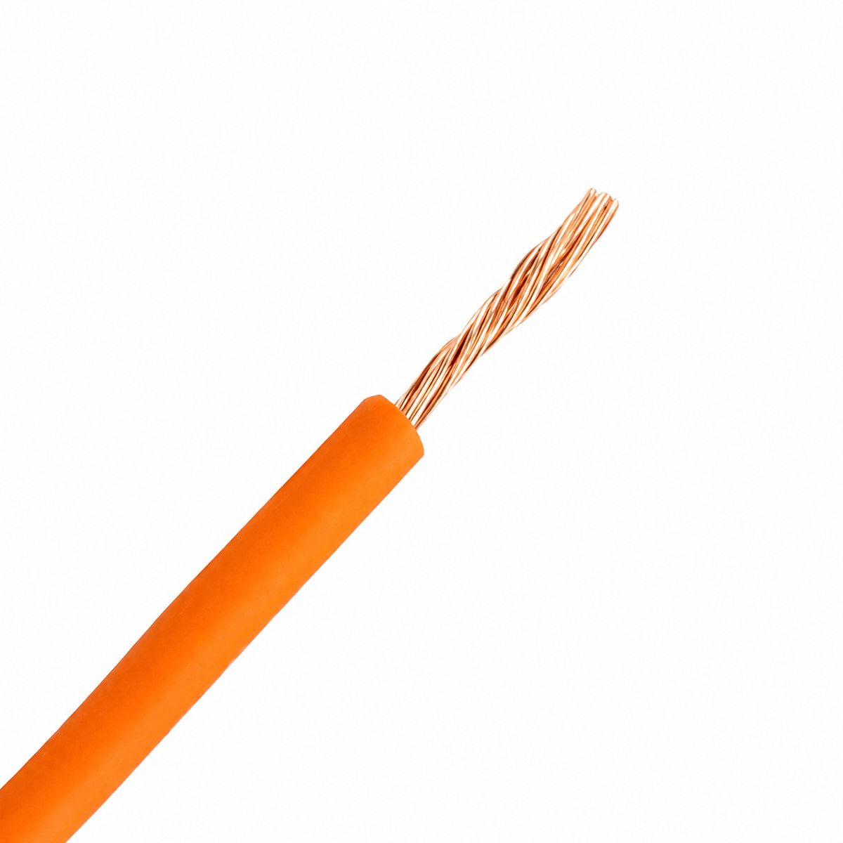 Draad VDS 12V 1,5mm2 div. kleuren per 5m - oranje