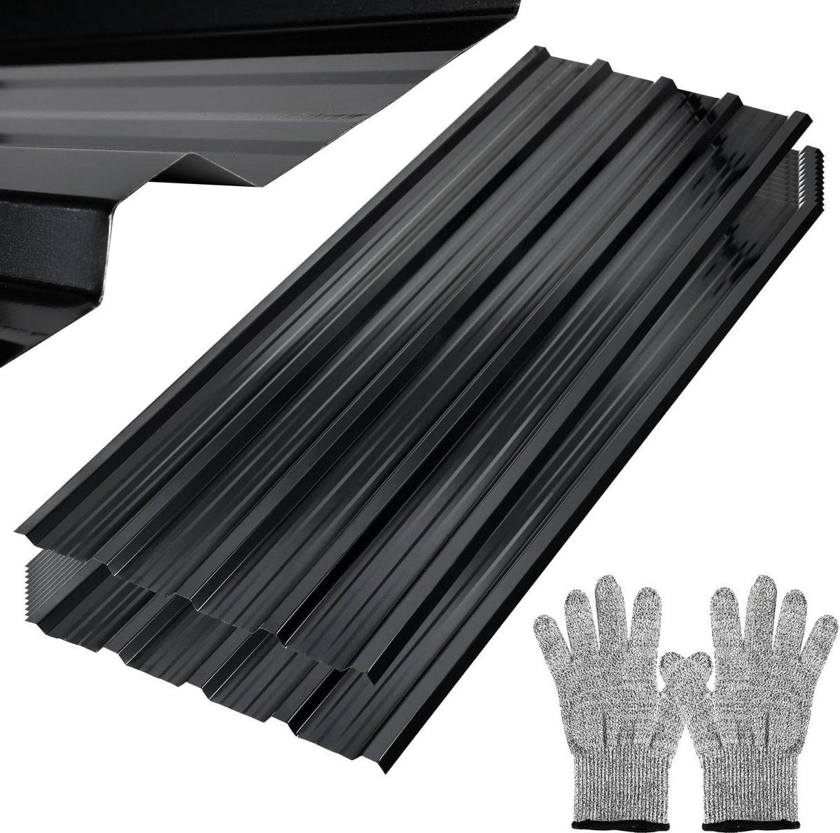 Trapeziumplaten - Dakplaten Golfplaten - Dak Bedekken - Roestbestendig Verzinkt Staal - 24 Stuks 7m² - Groen