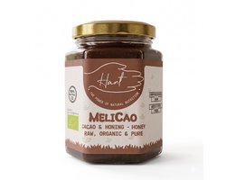 HANT | BIO - MELICAO Gezonde Chocopasta - Rauwe Honing met Cacao Choco – Ongefilterd + GRATIS LEPEL - 250g
