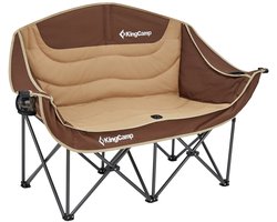 Campingbank Duo Deluxe dubbel - Lounge 2-persoons klapstoel bank 200 kg