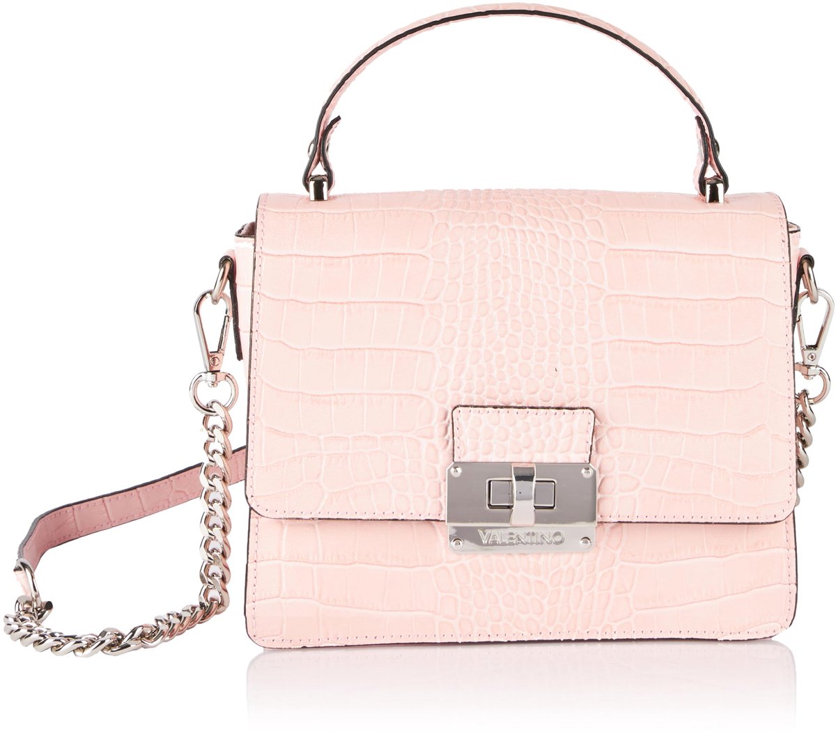 SnelShoppen - Handtas voor dames - Roze Valentino March - Stijlvol, Ruim, Hoogwaardige Kwaliteit, Ideaal voor Feest, Dagelijks Gebruik