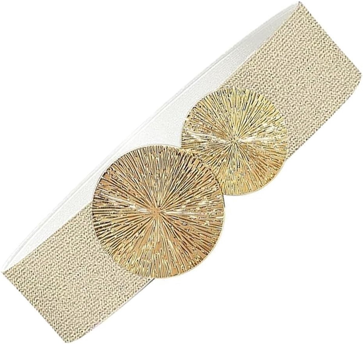 Elegante brede tailleband voor dames, corsetstijl, elastisch en vintage, perfect voor jurken, jeans en rokken