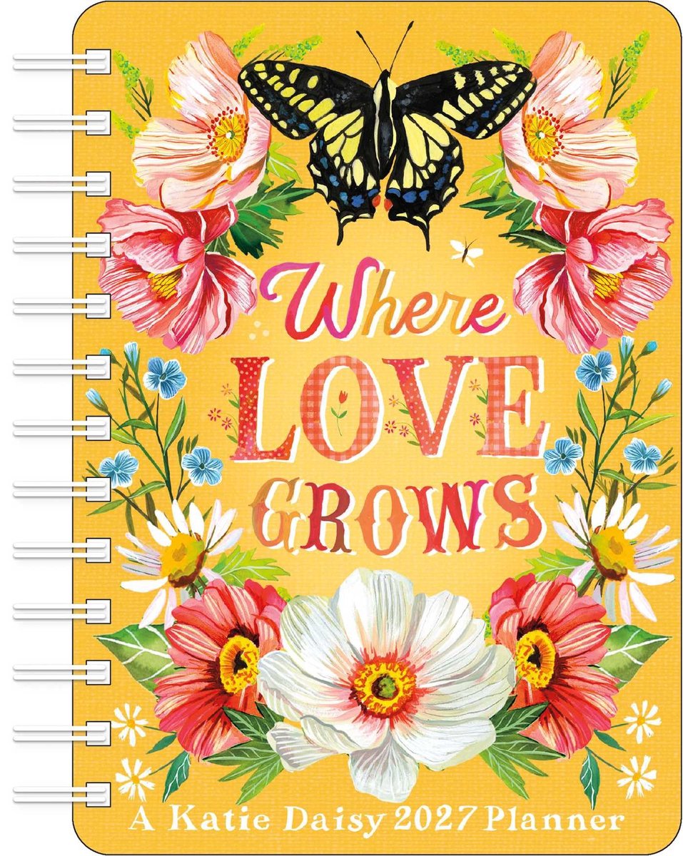 SnelShoppen - 2027 Weekplanner Agenda Kalender met Inspirerende Illustraties, A5 Formaat, Perfect voor Organisatie, Creativiteit en Dagelijkse Plannin
