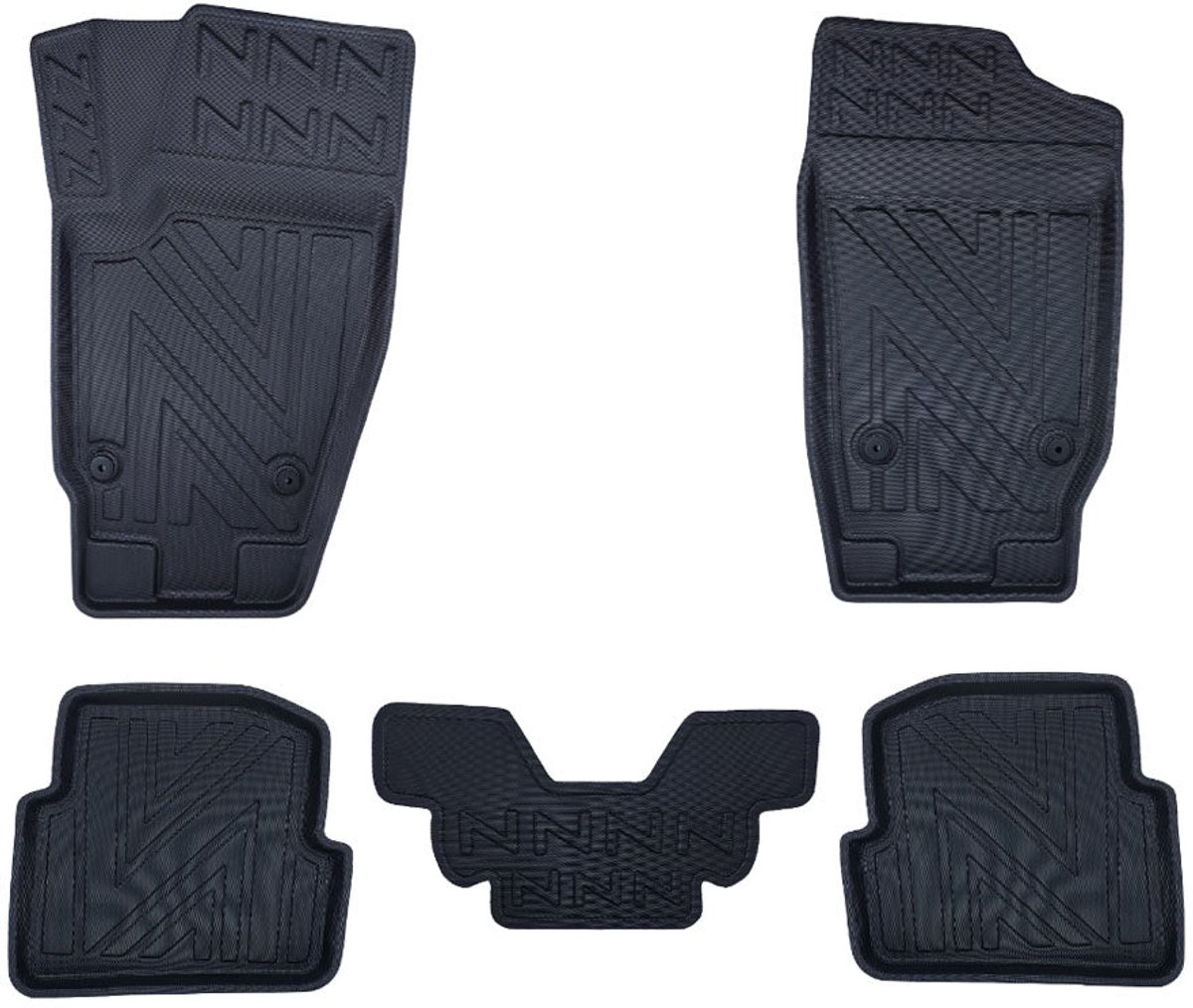 Rubbermatten Seat Cordoba 1997-2020 (complete set) - Premium carbonlook