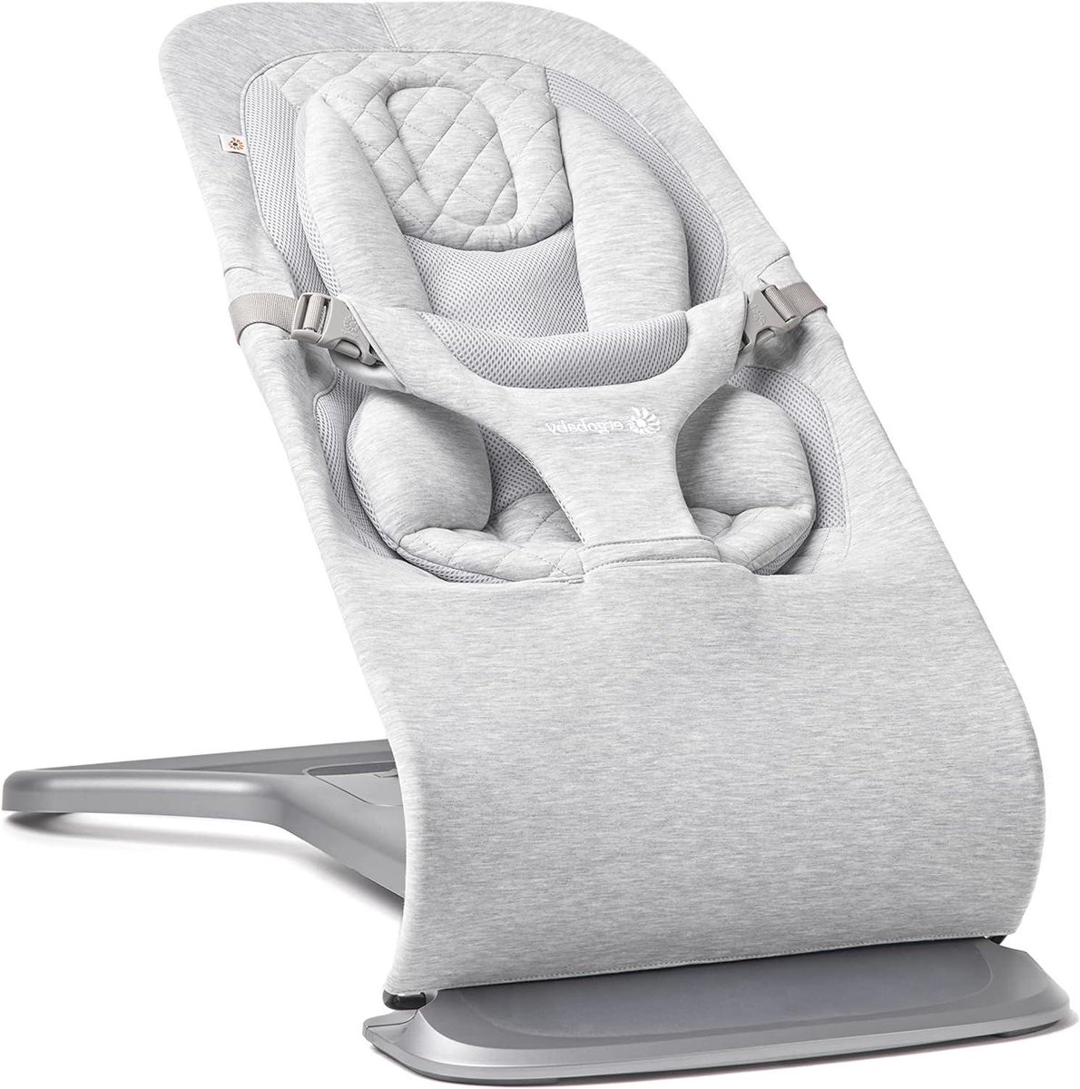 Babywip - Wipstoeltje - Ontspanning baby - Natuurlijke beweging - 2.5-13.2 kg - Lichtgrijs