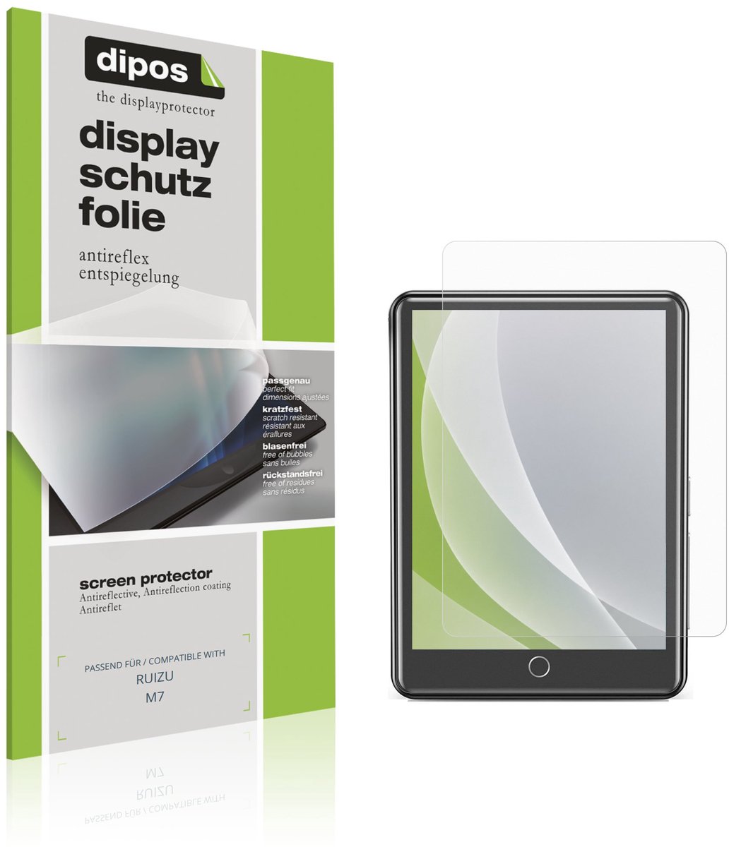 dipos – 4x Matte Beschermfolie geschikt voor RUIZU M7 | Krasbestendige & antireflecterende Screenprotector Ultra-Thin