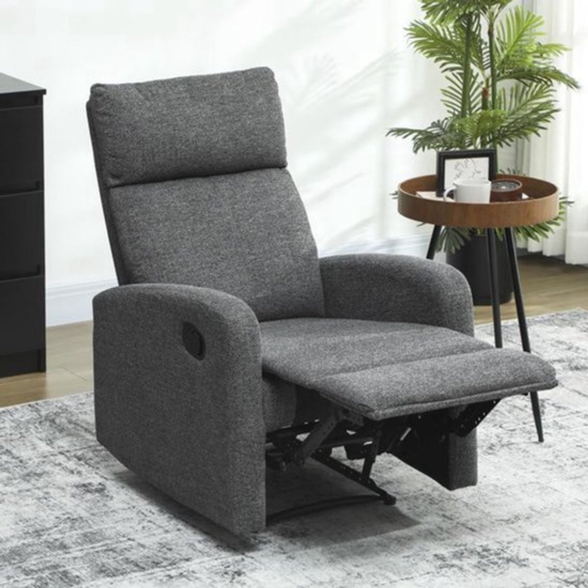 Relaxstoel – Fauteuil – Loungestoel – Draaifauteuil – Schommelstoel – Verstelbaar 90°-180°