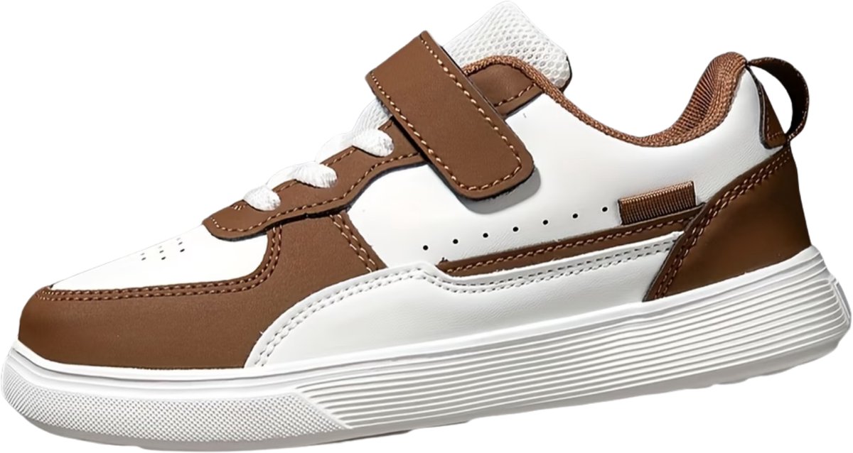 Currero Schoenen Jongens Sneakers Comfortabel Wandelschoenen Casual Kinder Schoenen Koffie Bruin