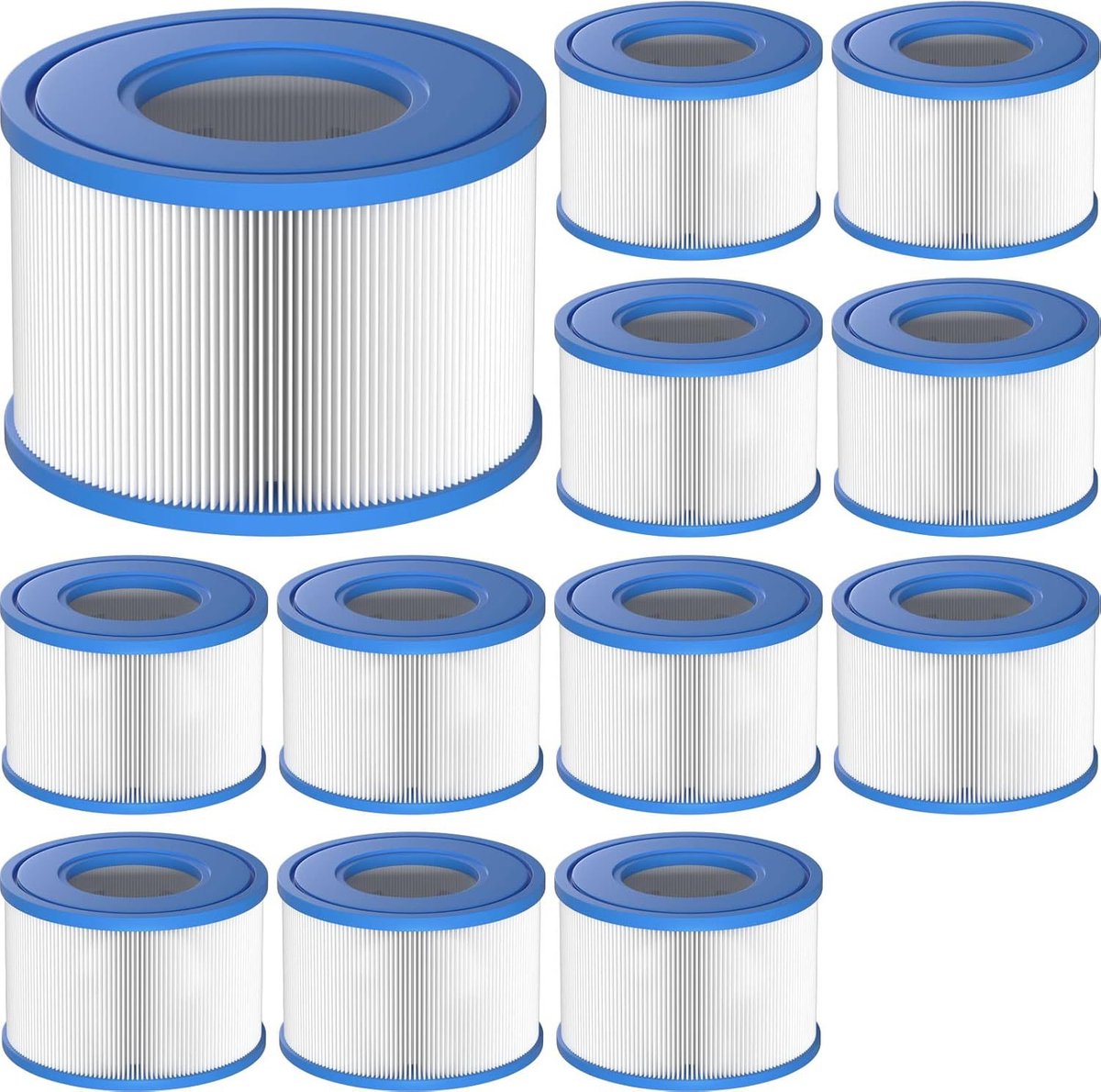SET VAN 6 - Set van 2 filtercartridges geschikt voor INTEX spa's (totaal 12 cartridges)