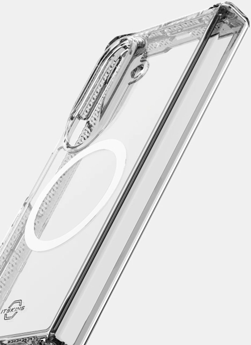 ITSKINS Level 2 HybridMagClear_R with Hinge for - Geschikt voor Samsung Galaxy Z Fold8 Ultra 5G - Transparent