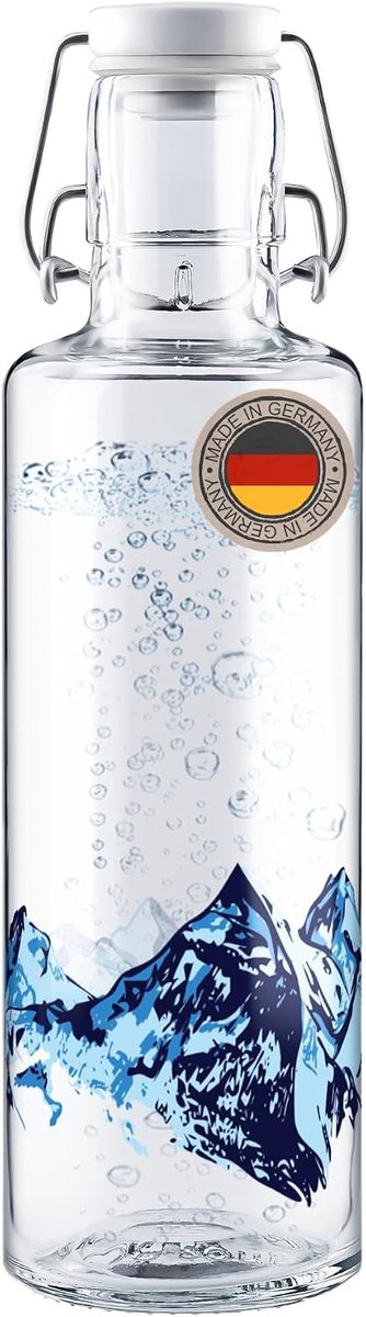 Soulbottle bottle, glass, Alpenblick, 0.6 liter - ShopVlot