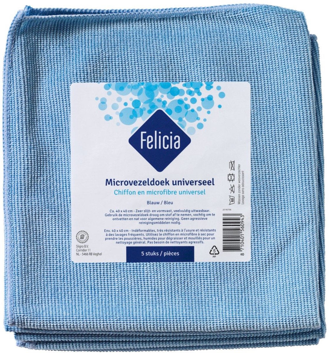 Felicia Microvezeldoek, blauw - Pak