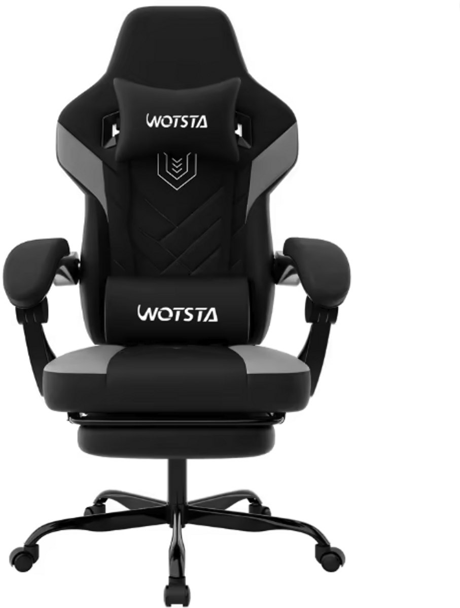 NextNovaDeals Gamingstoel - Ergonomische Bureaustoel - Verstelbare Hoogte - Hoofdsteun - Comfortabel - Voor Kantoor & Thuisgebruik