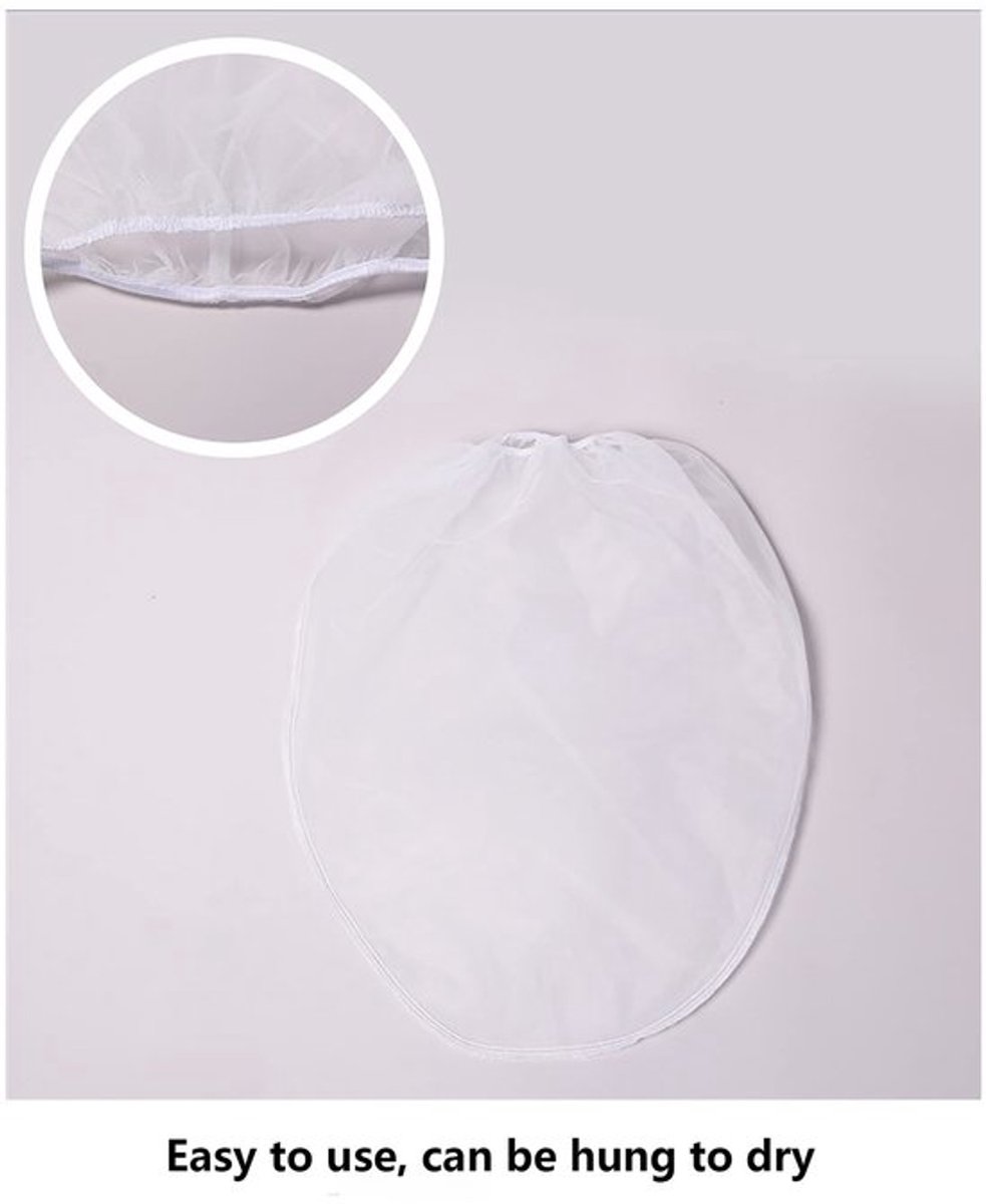 Verfzeefzakken 10-Pack - Fijnmazige Zeefzakken - Nylon Materiaal - Niet-giftig en Duurzaam - Geschikt voor Verfspuitapparaten - Elastische Opening - Filterzakken