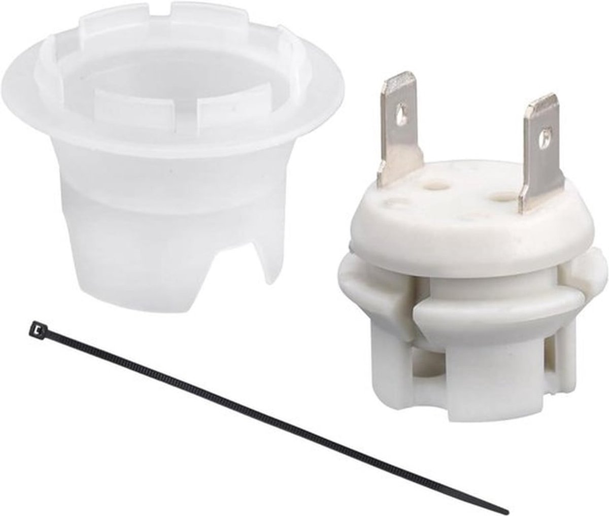 Draagbare Damp Sensor Kit voor Waterverwarmers - Set van 3 Stuks - PP Materiaal - Vervangende Onderdelen - Inclusief Dop, Stekker & Kabelbinder
