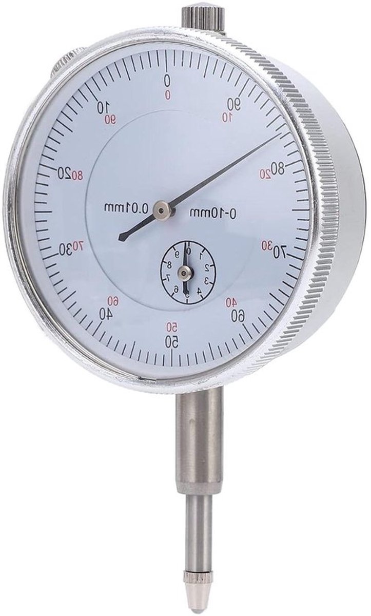 Mechanische meetklok met transparant deksel en hoge nauwkeurigheid voor fijne metingen 0-10mm