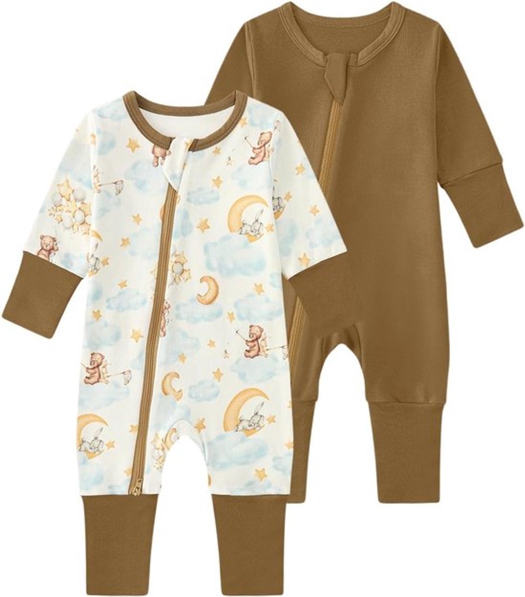 Schattige Baby Kleding Set van 2 Stuks - Comfortabele en Ademende Outfits voor Pasgeborenen