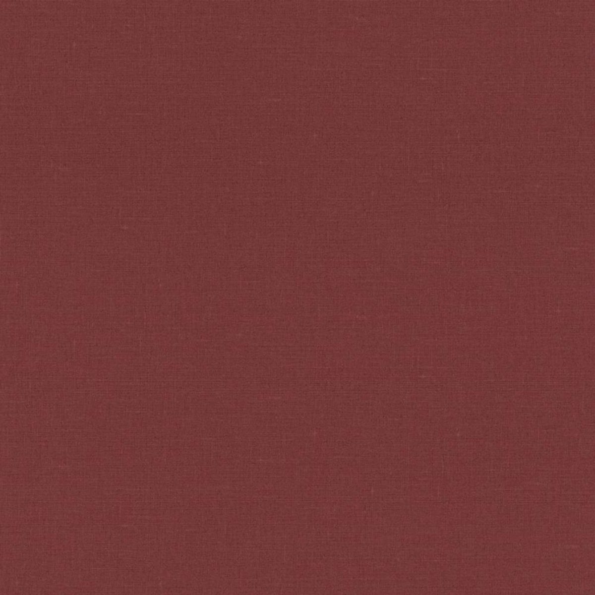 DONKERROOD LINNENPRINT UNI BEHANG BORDEAUXE RASCH 787825