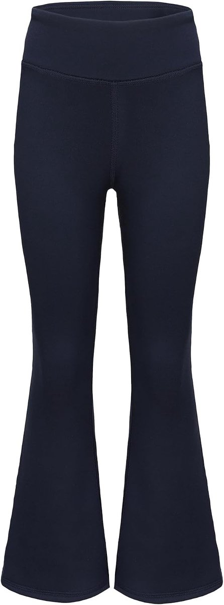 Thermische meisjeslegging met fleecevoering voor de winter, bootcut en flared stijl, 110-160 cm