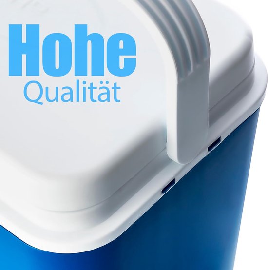 Koelbox - Koeltas thermobox - Onderweg koel houden - Inclusief 6 accu's - 24 liter - Blauw wit van Koelbox. — afbeelding 2