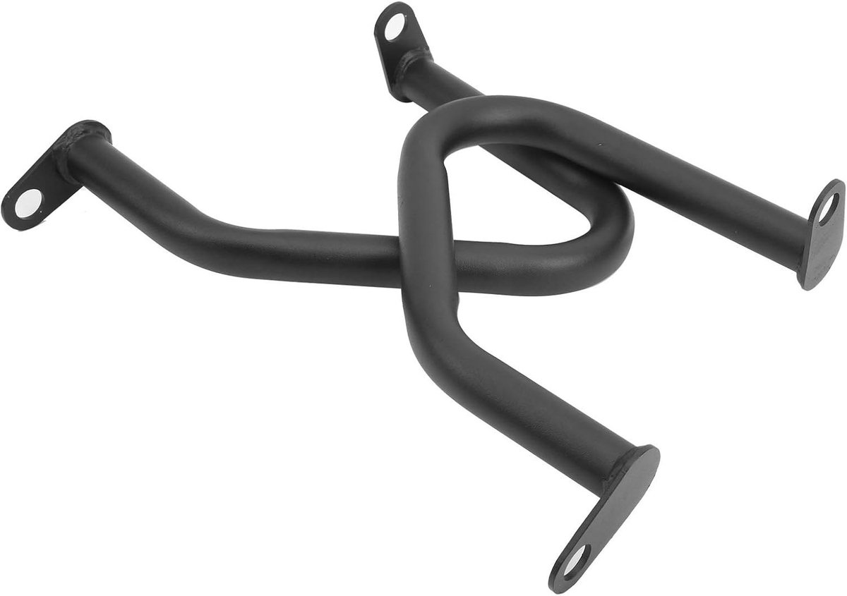Motorfiets Beschermers Crash Bar voor Body Bescherming - Geschikt voor Bonneville T100 T120 Thruxton Street Cup Twin Bobber 2016-2019 - Zwart IJzer, Set van 2 Stuks