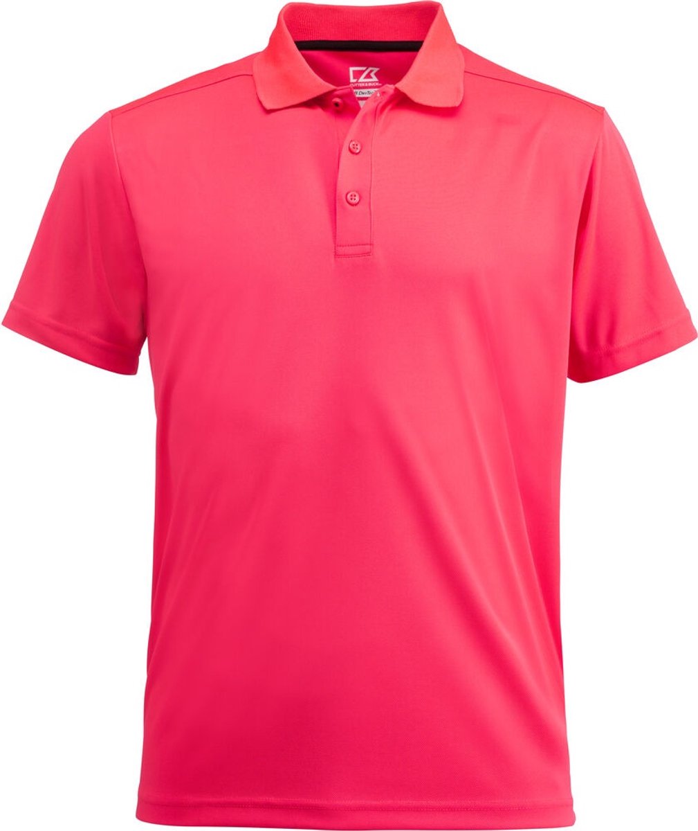 Cutter & Buck Kelowna Polo Heren 354400 - Neonroze - S