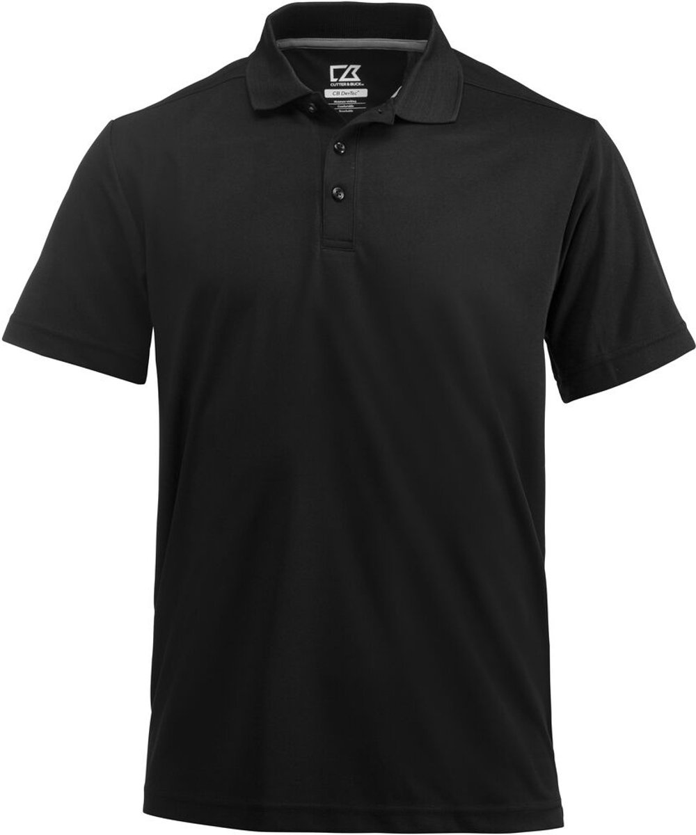 Cutter & Buck Kelowna Polo Heren 354400 - Zwart - S