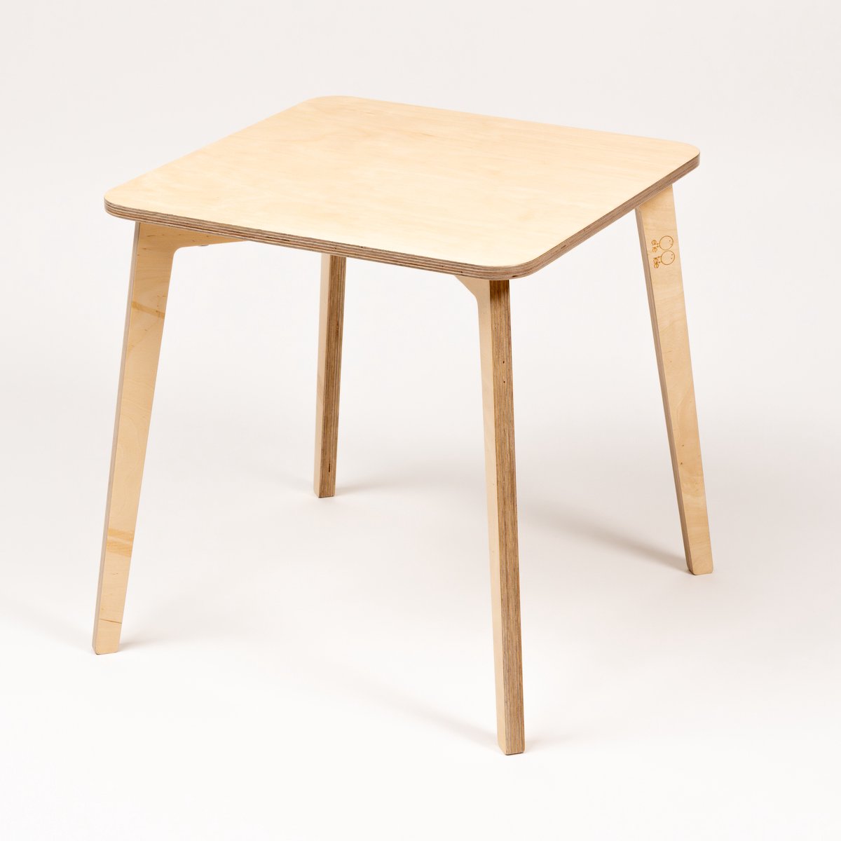 Ette Tete Tulla Table- Wooden- Kindertafel lange poten (49.5 cm)