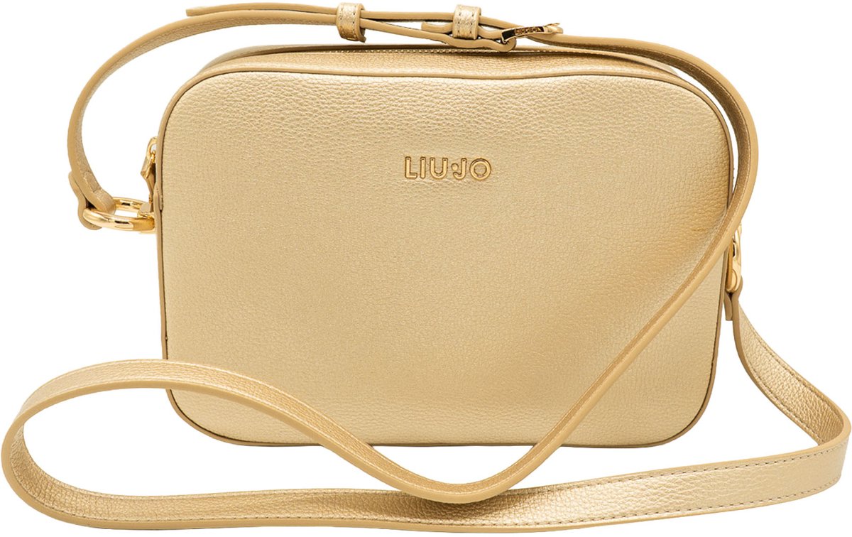 LIU JO schoudertas Manh ECS Camera Case Light Gold goudkleurig