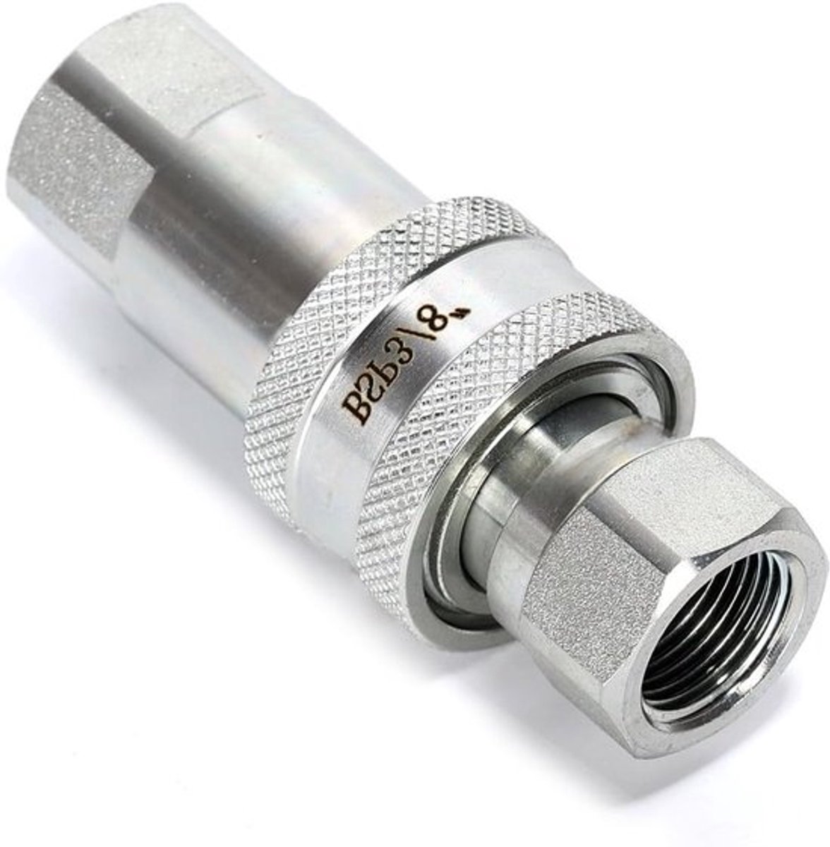 Hydraulische snelkoppeling set van koolstofstaal G3/8 (BSP) voor pijpverbindingen, ideaal voor bouw, bosbouw en landbouwtoepassingen