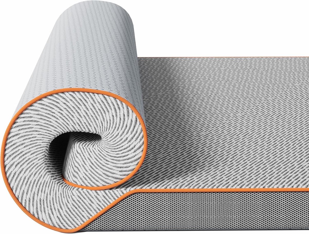 SnelShoppen - Matrastopper 180 x 200 cm - Harde gel koudschuim topper 7,5 cm hoogte - Oeko-Tex-gecertificeerd voor boxspringbed en slaapbank