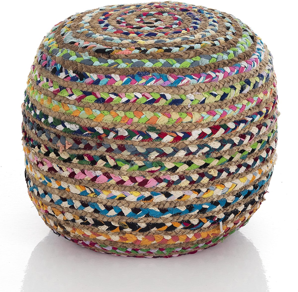 SnelShoppen - Zitzak Indiana Rainbow B - Comfortabele Zitzak van Hoogwaardig Materiaal - Kleurrijk en Trendy voor Kinderen en Volwassenen - Ideaal voo