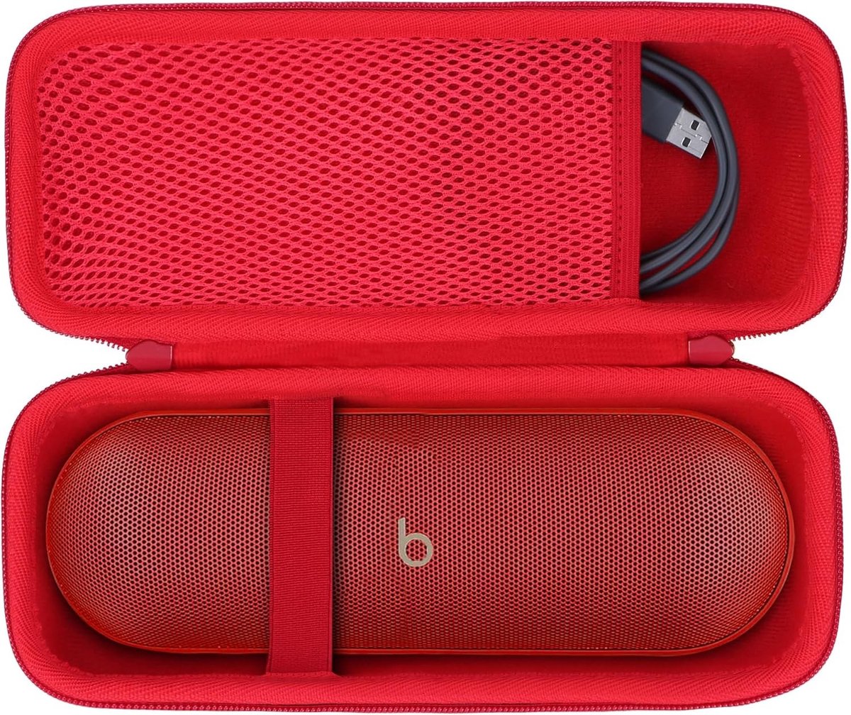 Draagbare opbergcase voor draadloze Bluetooth speaker - Bescherming en stijl voor je muziekervaring (Rood)