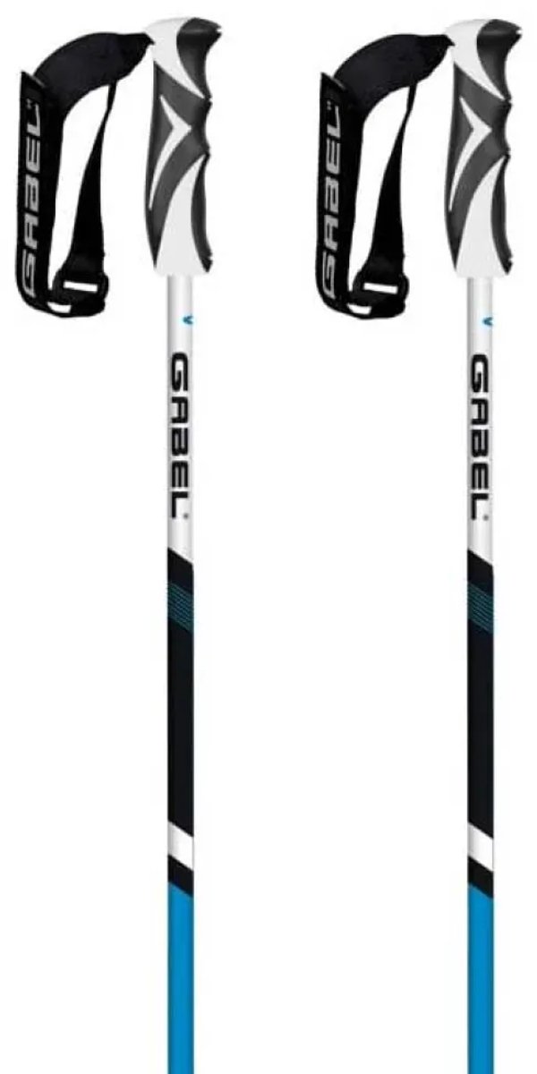 Gabel Carbon Cross Stokken Zilver 135 cm