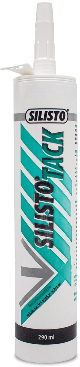 SILISTO TACK High Tack Montagekit 290 ml Zwart – Sterke lijmkit met hoge aanvangshechting